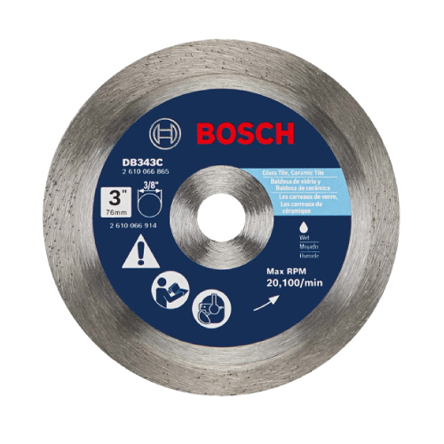 Bosch DB343C 3" Premium Continuous Rim Diamond Blade