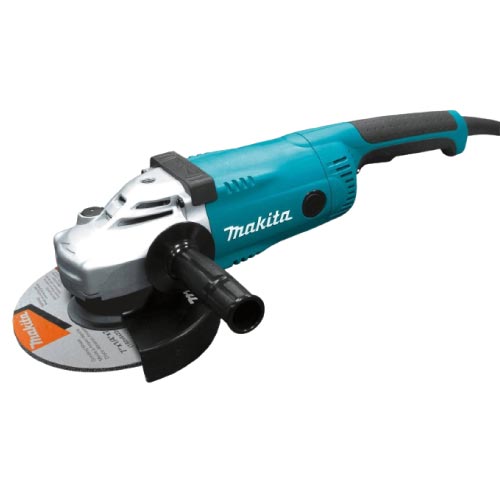 Best Overall: Makita GA7021 7" Angle Grinder, with AC/DC Switch