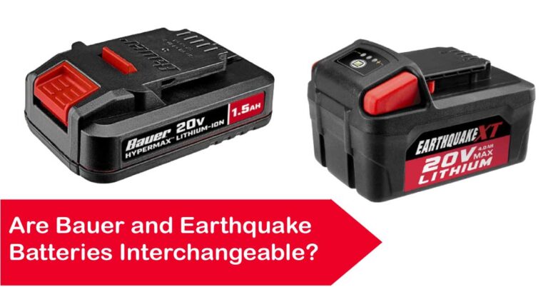 Are Bauer and Earthquake Batteries Interchangeable